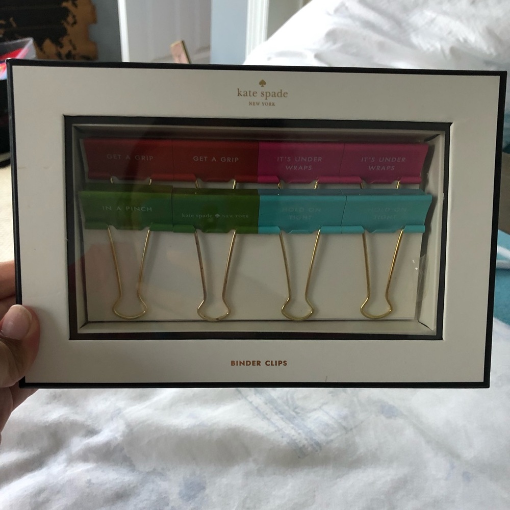 Adorable Kate Spade Binder Clips!